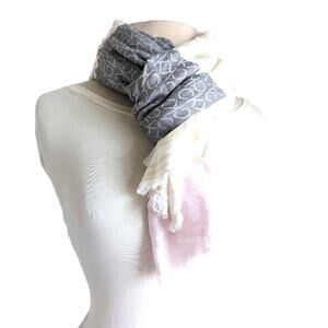 Calvin Klein Shawl Sarang Scarf 🩷 Neopolitan Colors Lightweight AIRY